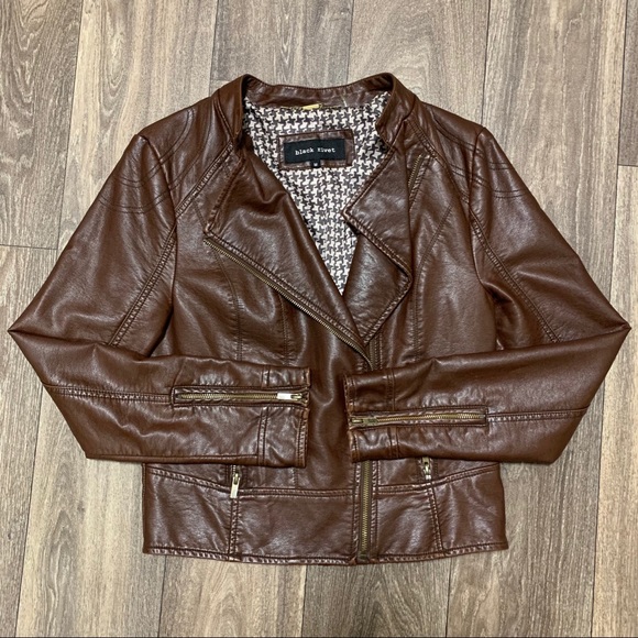 Black Rivet Jackets & Blazers - Black Rivet Wilson’s Leather Vegan Leather Jacket